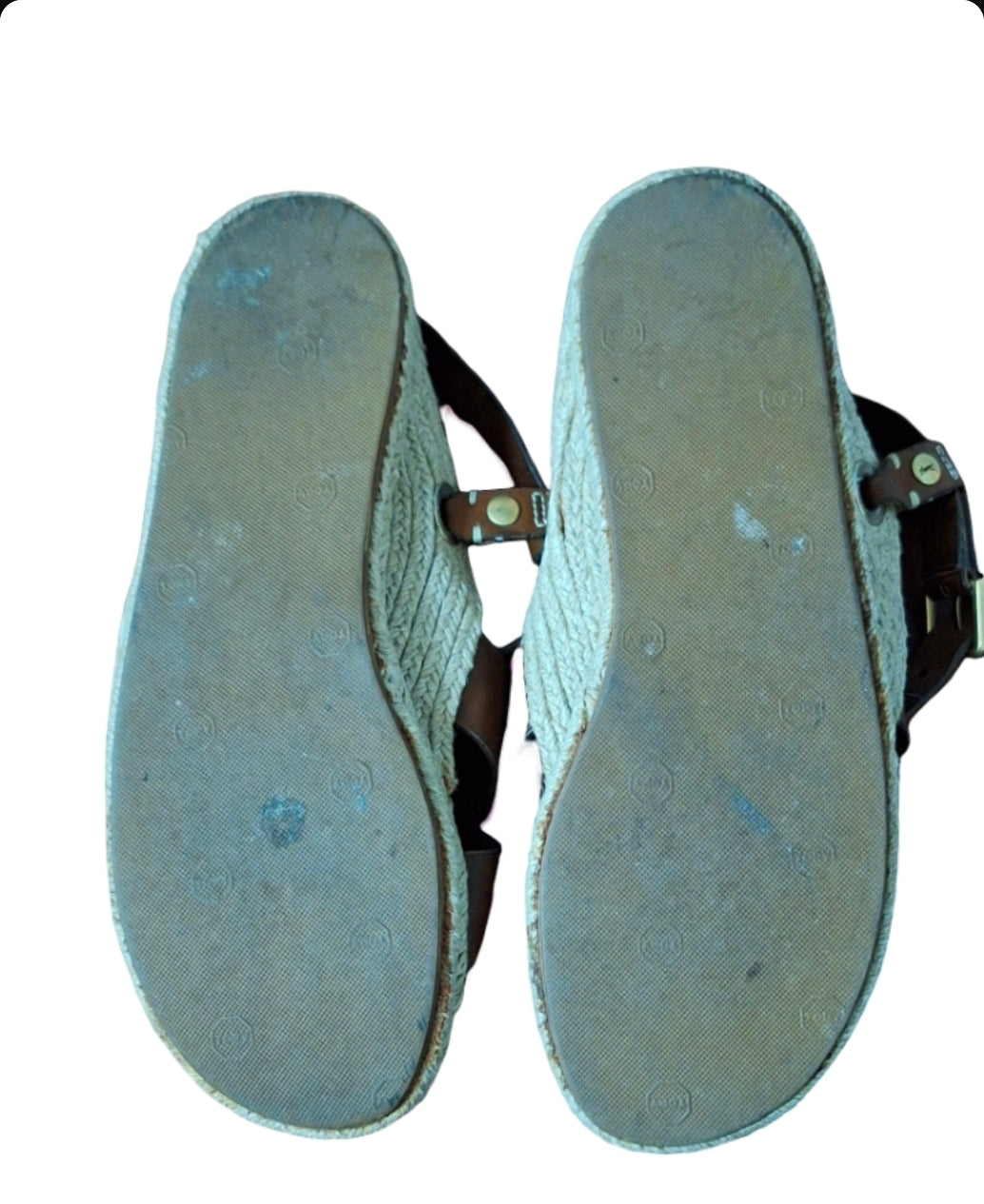 Yves Saint Laurent Nu Pieds Espadrille Sandals EU 37 US 7