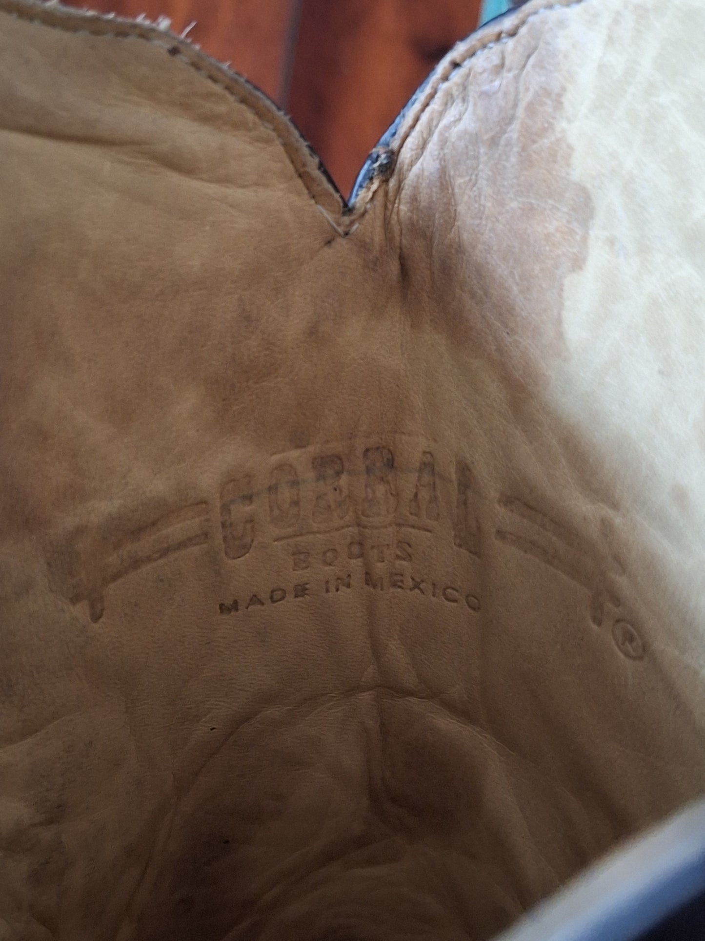 Corral Women's Leather Western Boots Turquoise Embroidered, Size 7