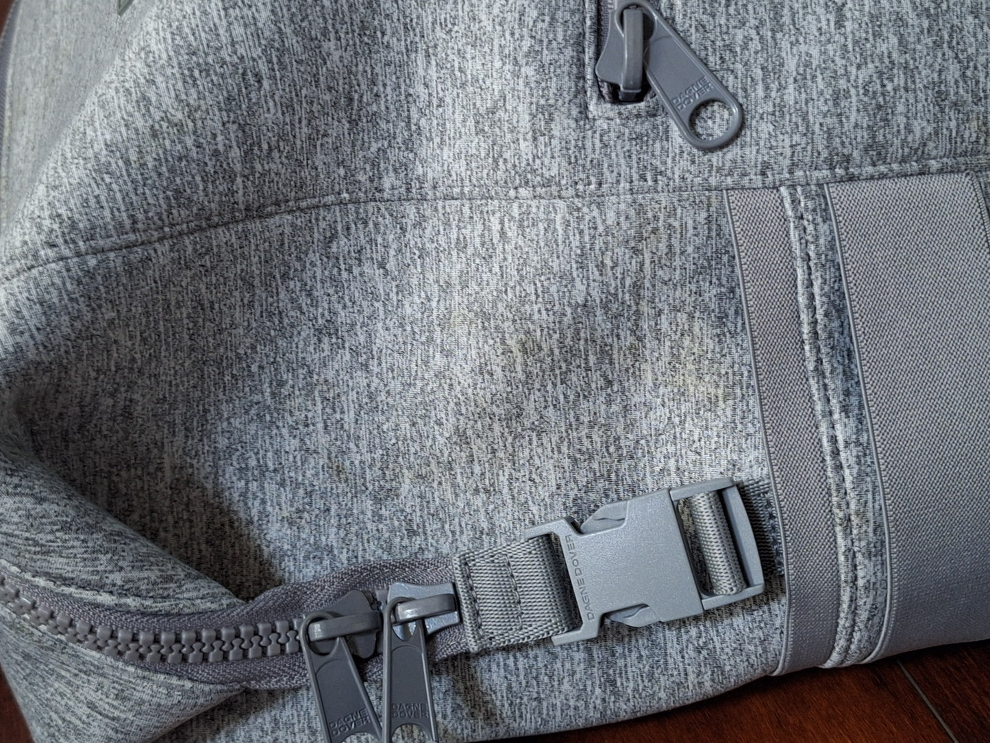 Dagne Dover Indi Heather Gray Diaper Bag Backpack Large