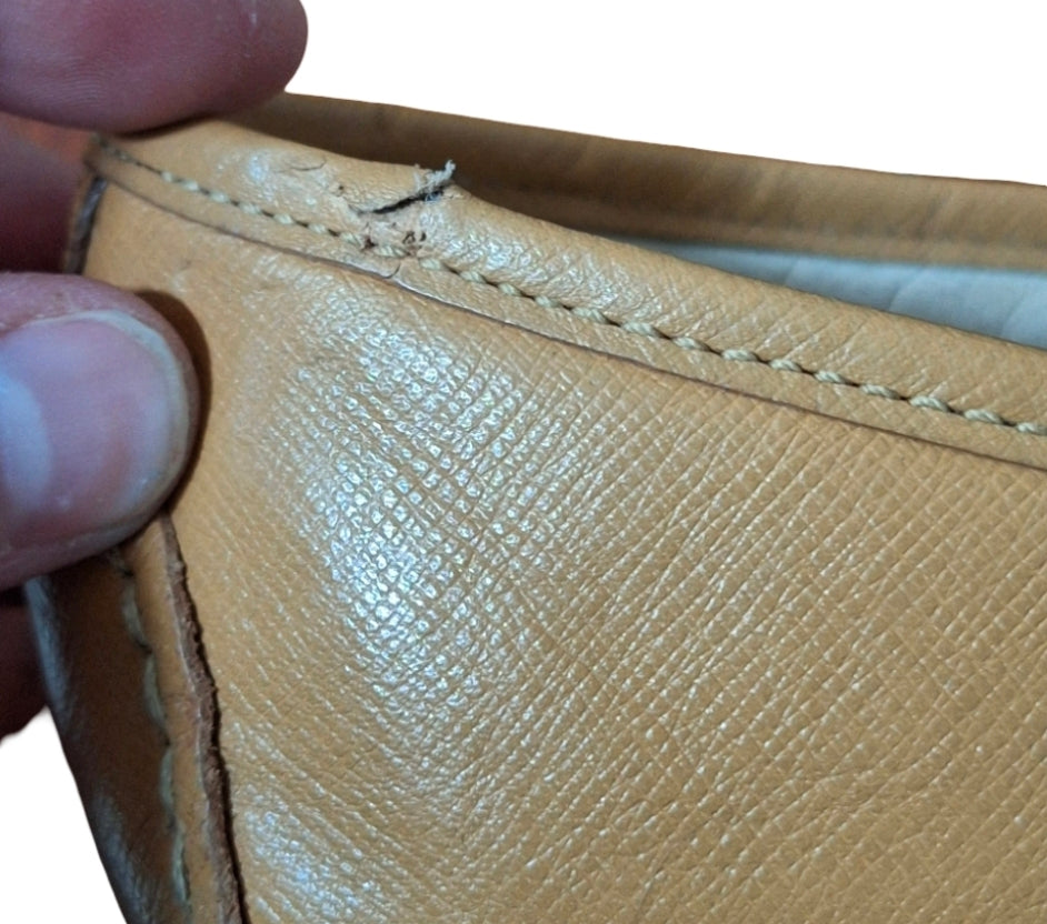 Michael Kors Fulton Ballet Flats Leather Camel Size 8