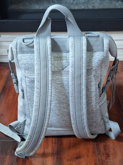 Dagne Dover Indi Heather Gray Diaper Bag Backpack Large