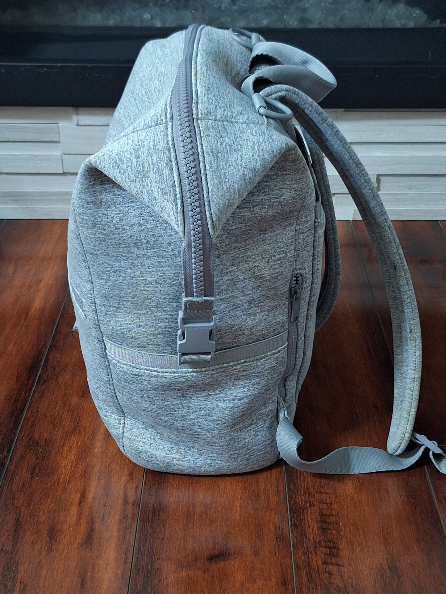 Dagne Dover Indi Heather Gray Diaper Bag Backpack Large