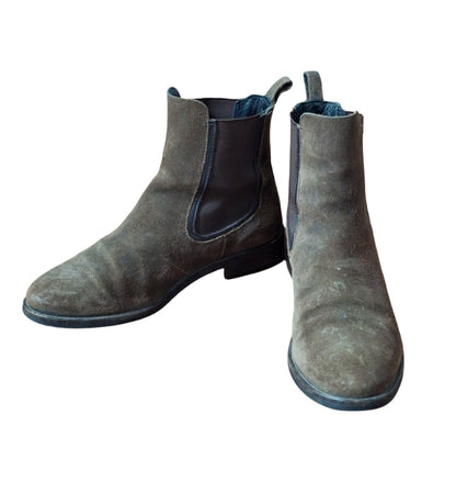 THURSDAY BOOT Suede Leather  Duchess Chelsea Brown Women's Sz 7.5