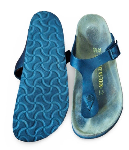 Birkenstock Gizeh Birko-Flor thong sandals Black EU 39 W8