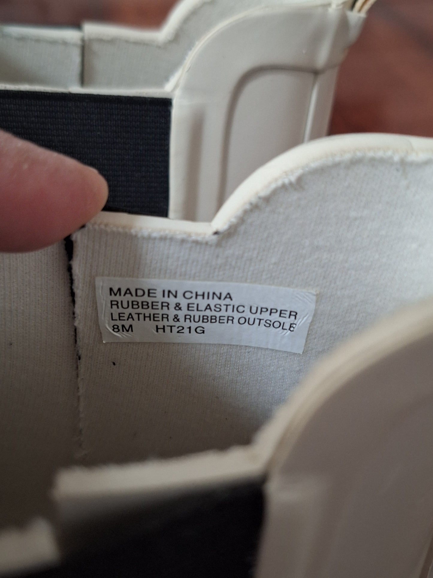 White MICHAEL Michael Kors rain boot Size 8