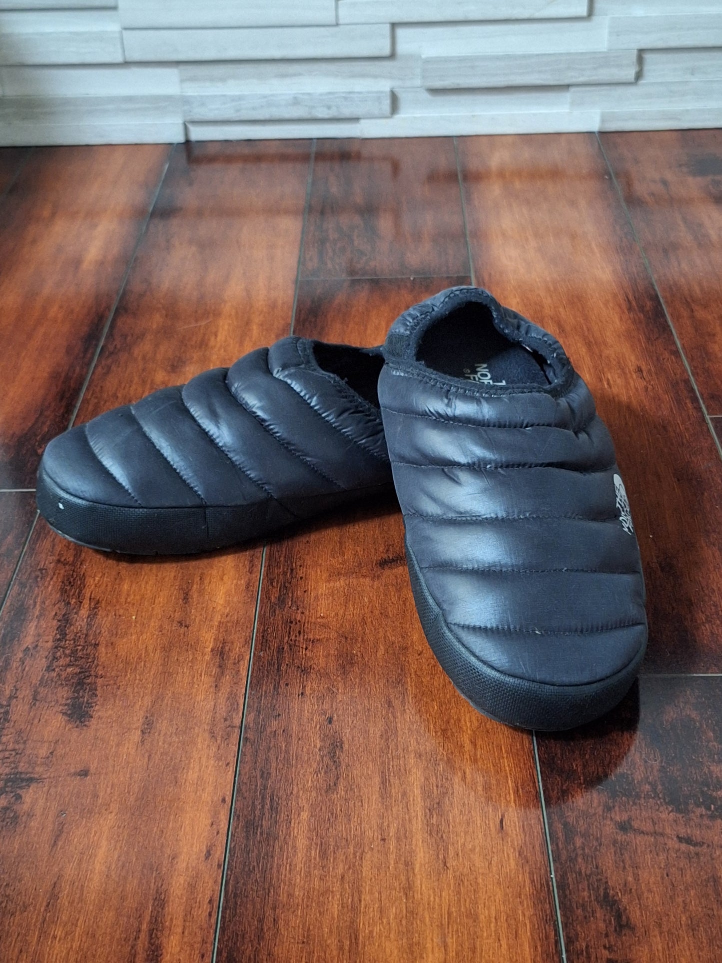 The North Face Thermaball Black Slippers Size 10