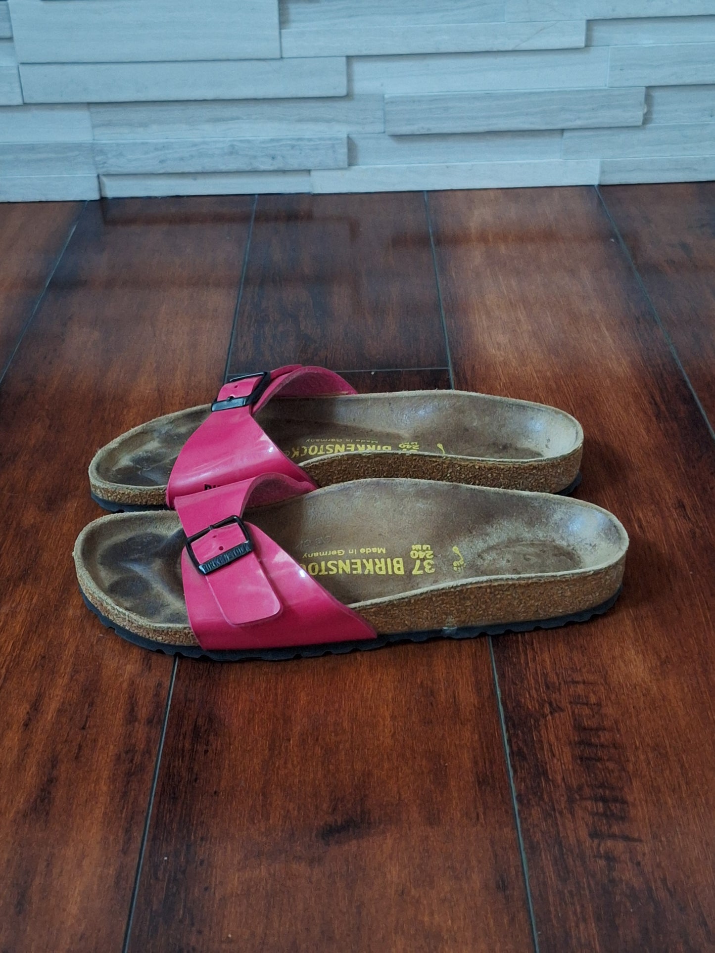 Birkenstock Madrid Raspberry Pink Sandals US 6 EU 37