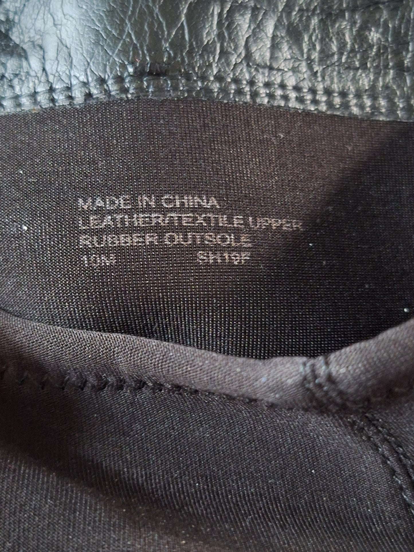 Michael Michael KORS Branson Stretch Leather Knee High Boots Black Size 10