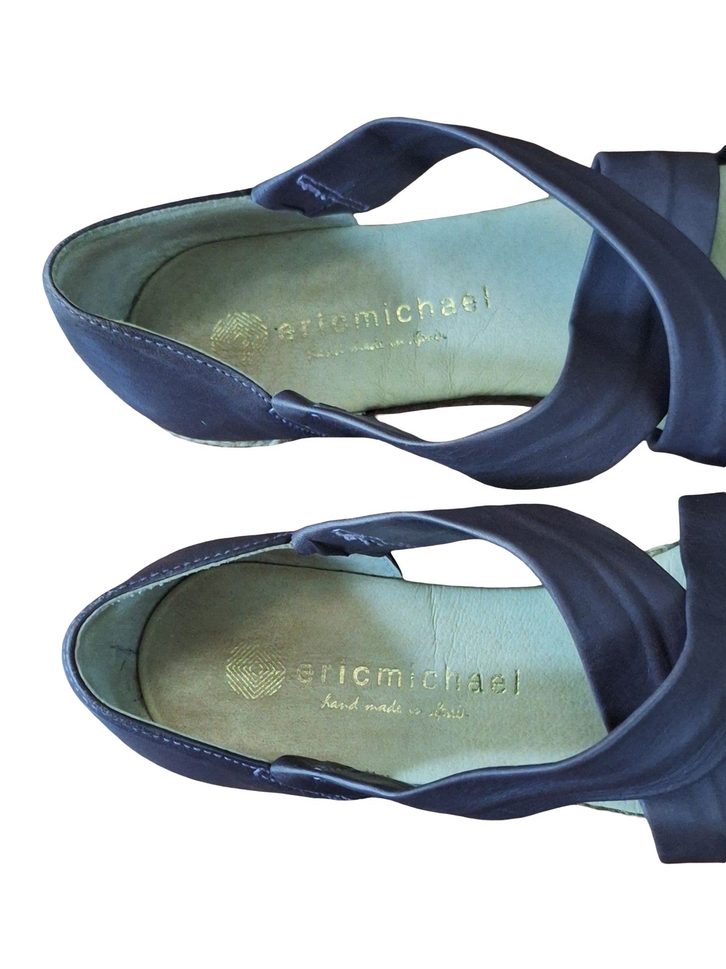 Eric Michael Purple Netty Sandals, Size 7.5