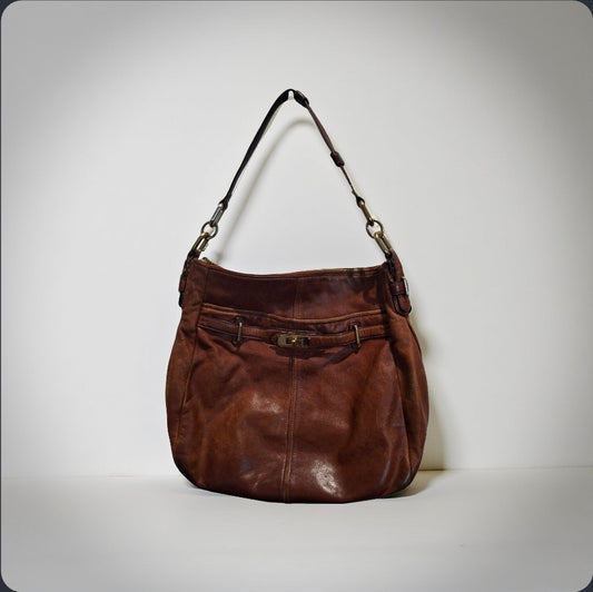 Coach Ashlyn Chelsea Brown Leather Hobo Handbag Vintage