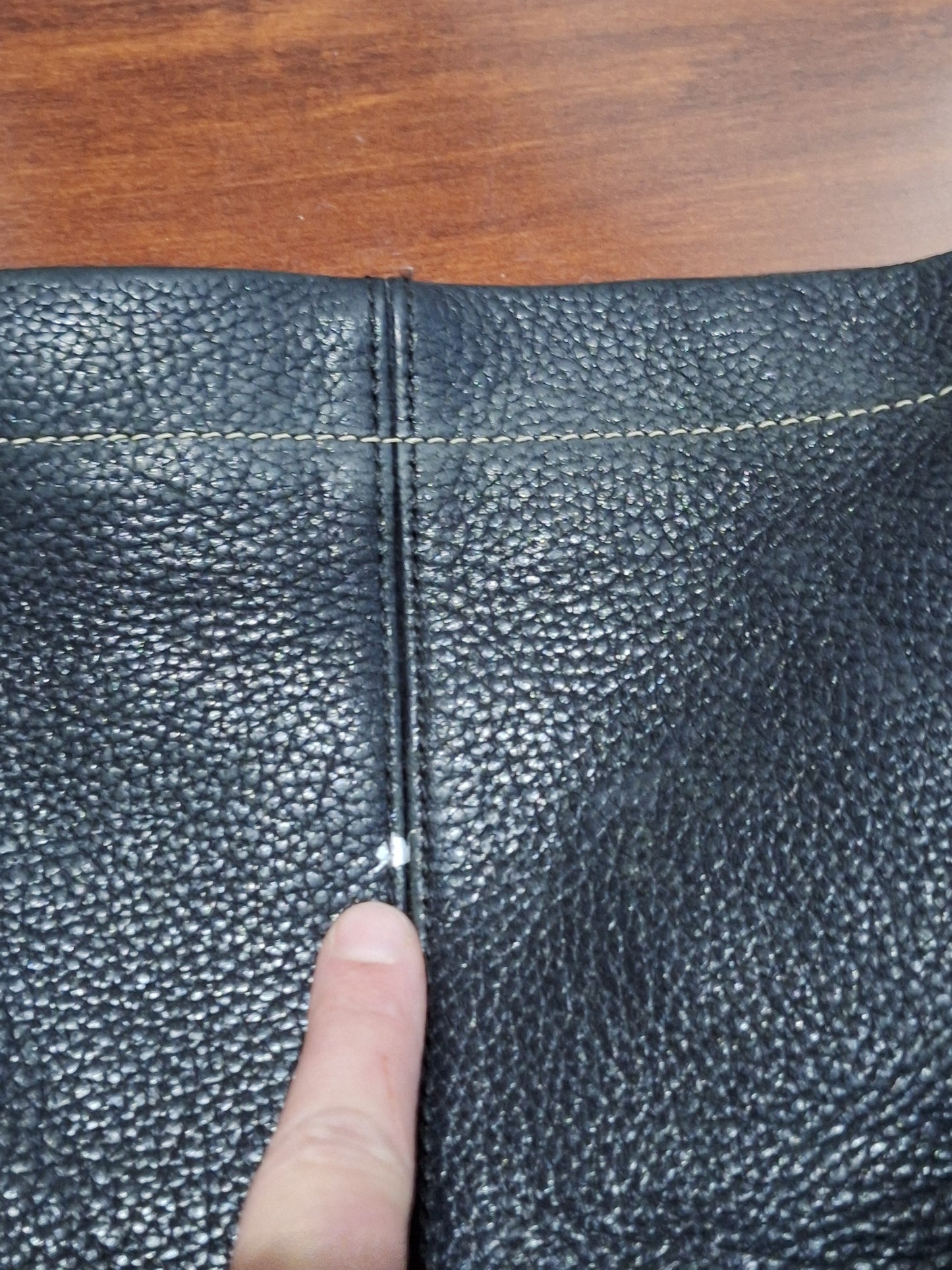 COACH F15064 Pebble Leather F15064 Black  Shoulder Or Crossbody Bag Y2K Boho