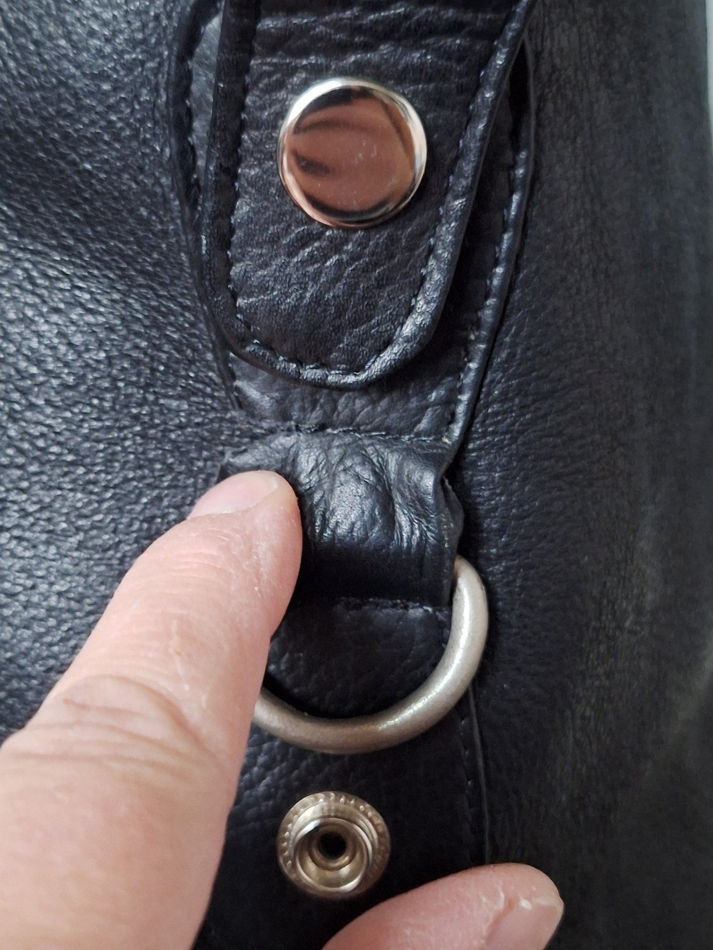 Black Latico Carriage Leather Duffle Bag