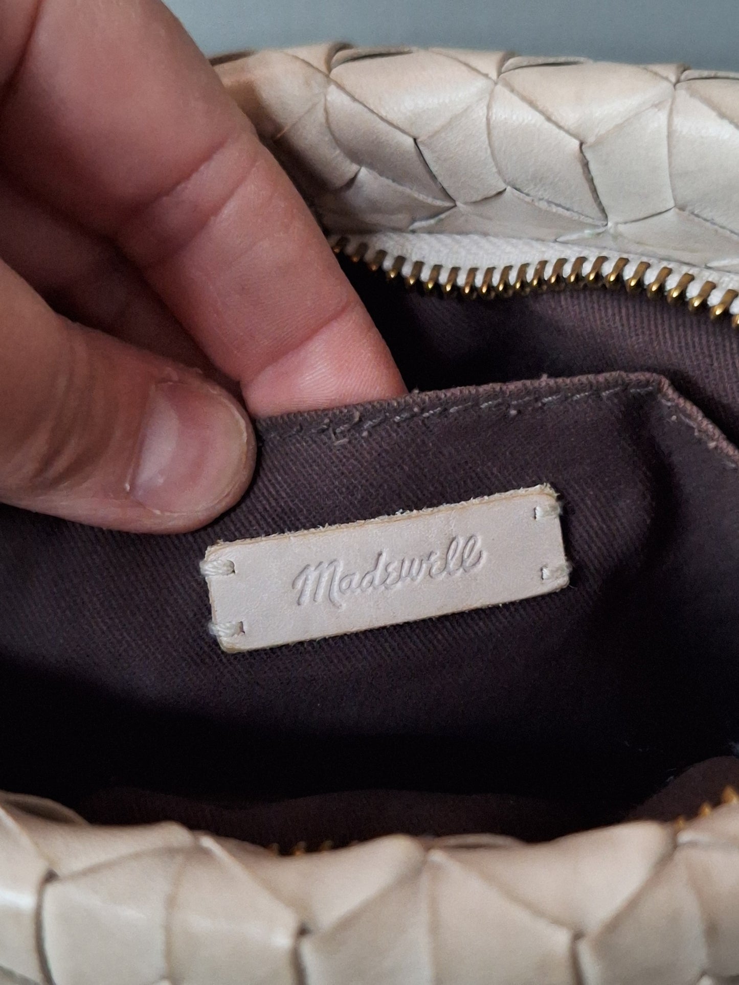 Madewell The Puff Woven Crossbody Bag