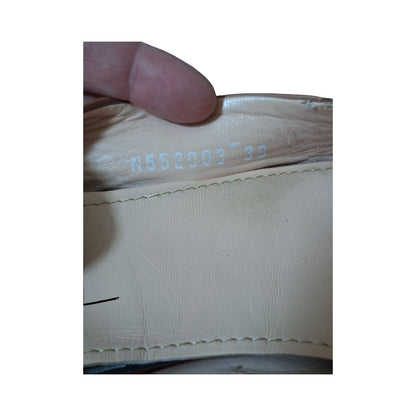 AGL Attilio Giusti Leombruni Soft Leather Studded Pointed Toe Slip on Flats EU38