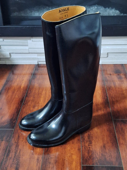 Aigle Ecuyer Flat Rubber Rain/Rubber Boots XL Size EU 40 US 8