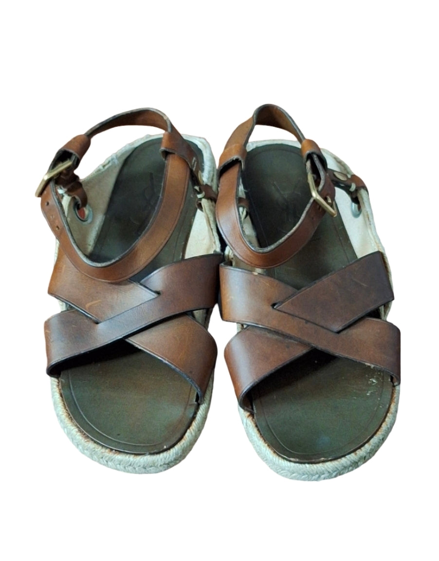 Yves Saint Laurent Nu Pieds Espadrille  Sandals EU 37 US 7