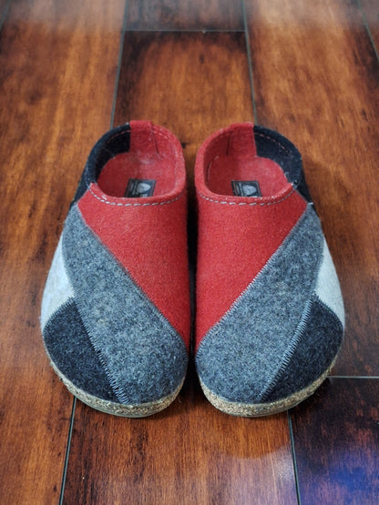 Haflinger Women's Patch Clog Chili EU 37 US 6-6.5