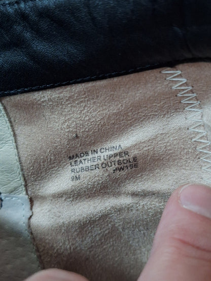 Black Michael Kors Leather Ankle Booties Size 9