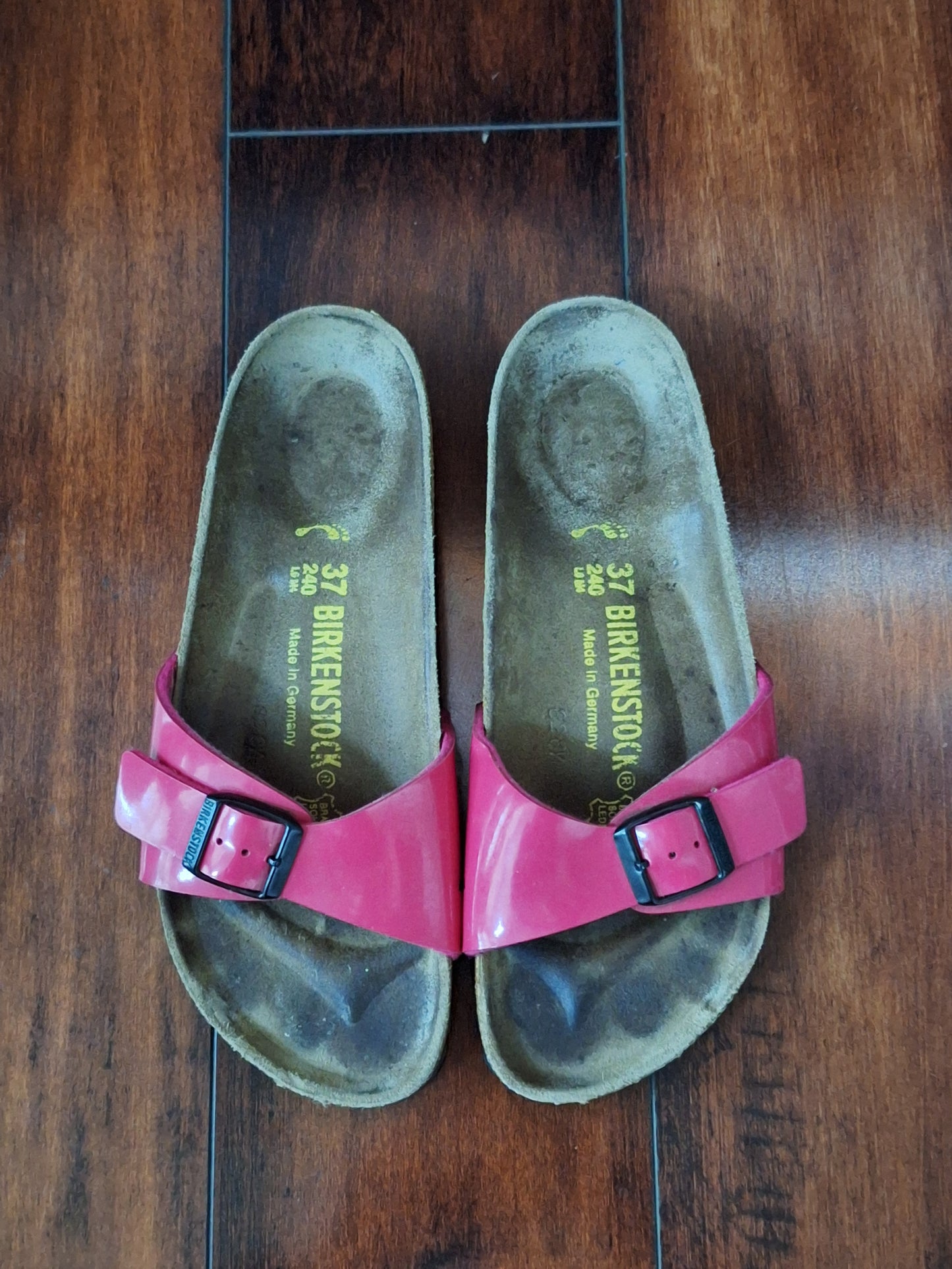 Birkenstock Madrid Raspberry Pink Sandals US 6 EU 37
