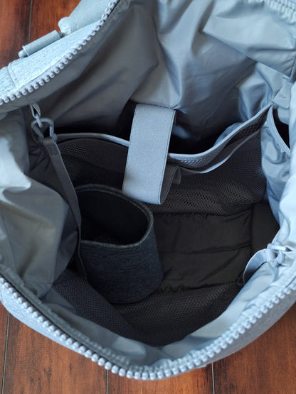 Dagne Dover Indi Heather Gray Diaper Bag Backpack Large