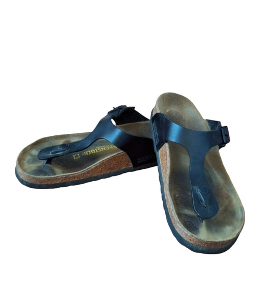 Birkenstock Gizeh Birko-Flor thong sandals Black EU 39 W8