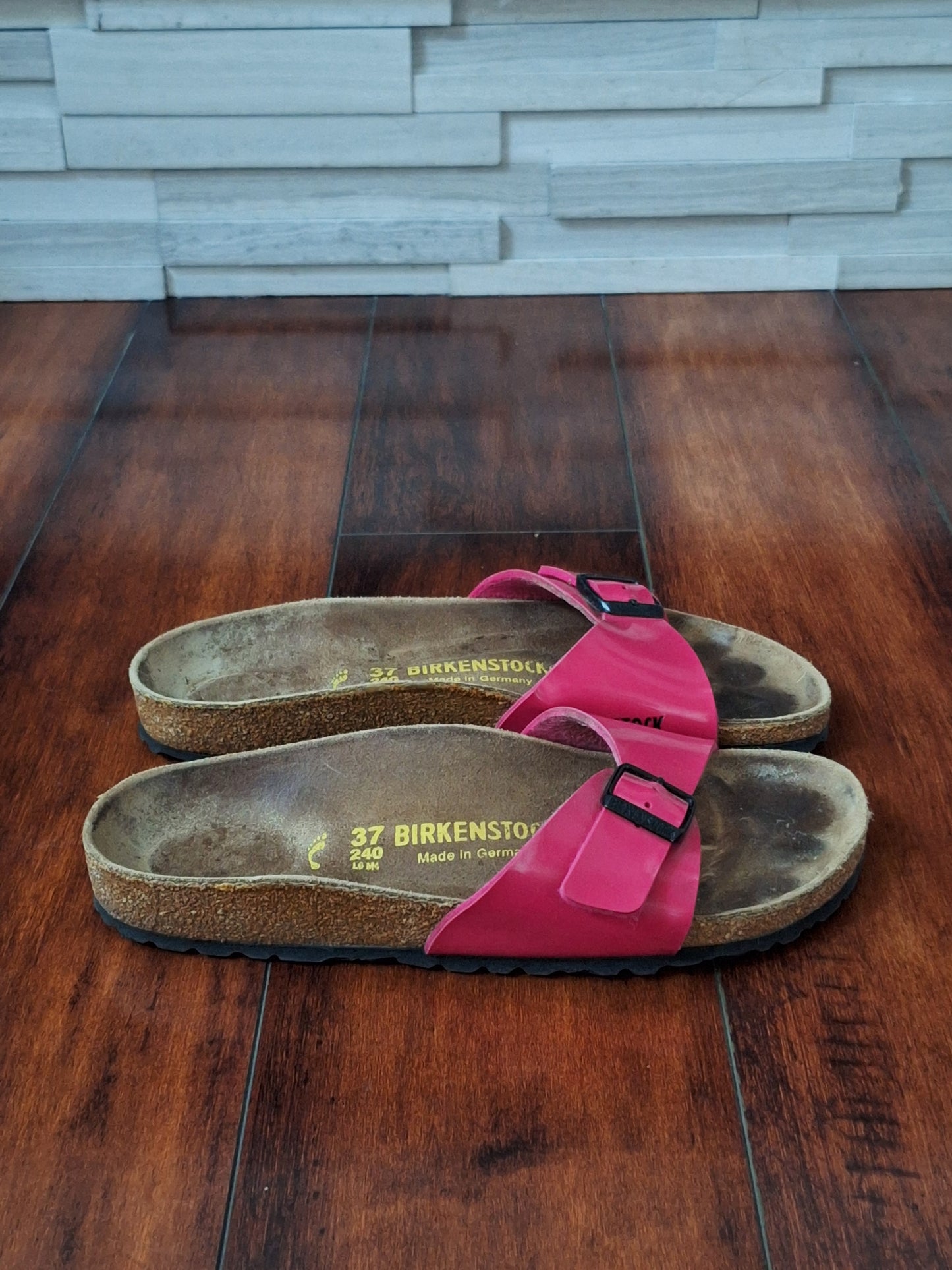 Birkenstock Madrid Raspberry Pink Sandals US 6 EU 37