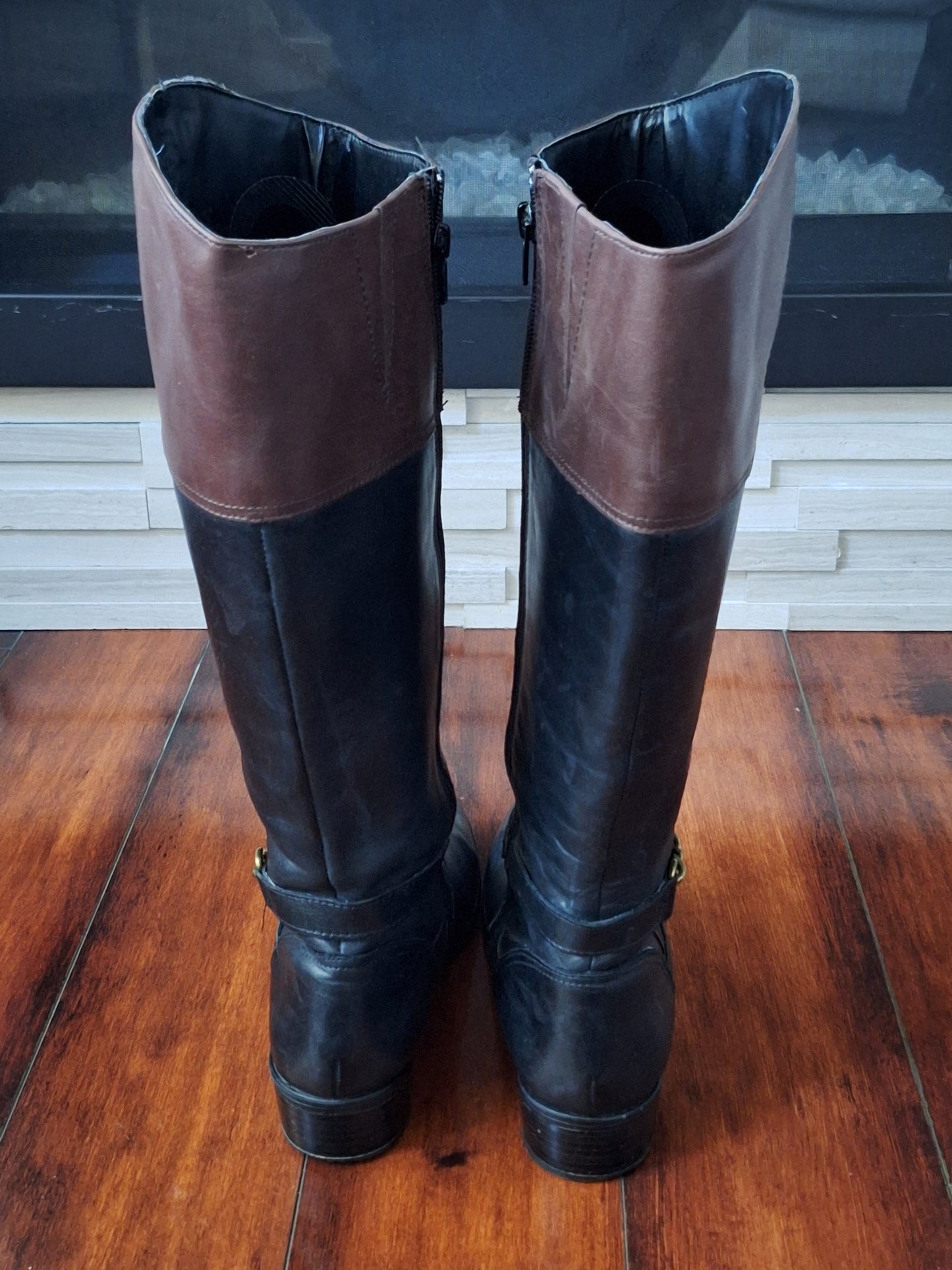 Lauren Ralph Lauren Leather Equestrian Tall Knee Women’s Designer Boots Size 8.5