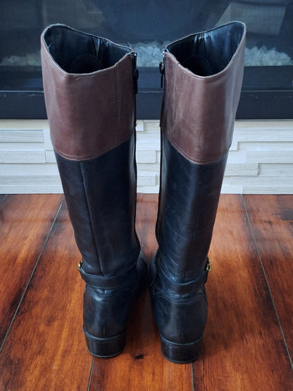 Lauren Ralph Lauren Leather Equestrian Tall Knee Women’s Designer Boots Size 8.5