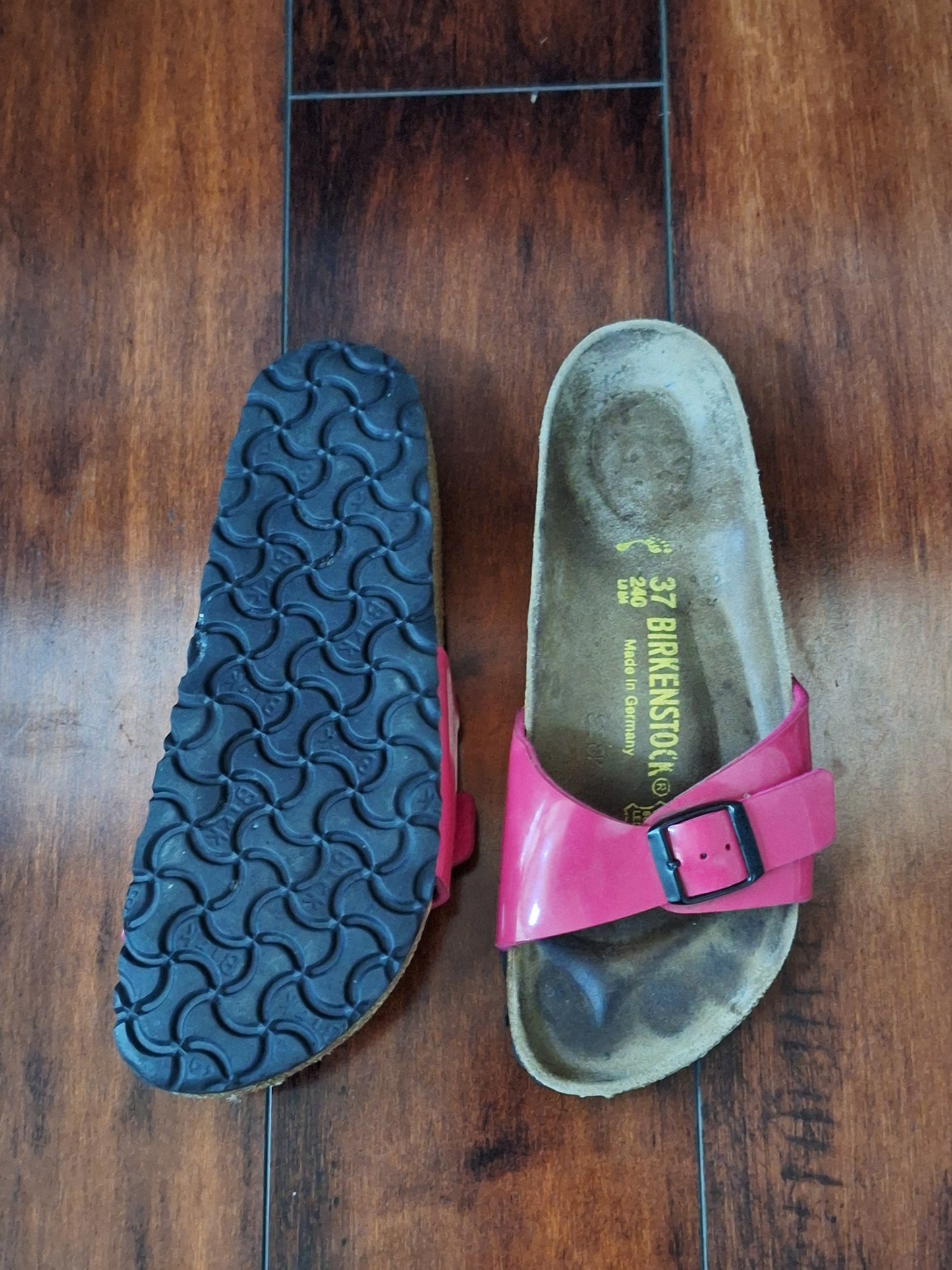 Birkenstock Madrid Raspberry Pink Sandals US 6 EU 37