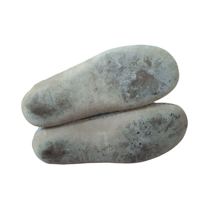 Glerups The Boot slippers grey with leather sole, EU 42 US 9