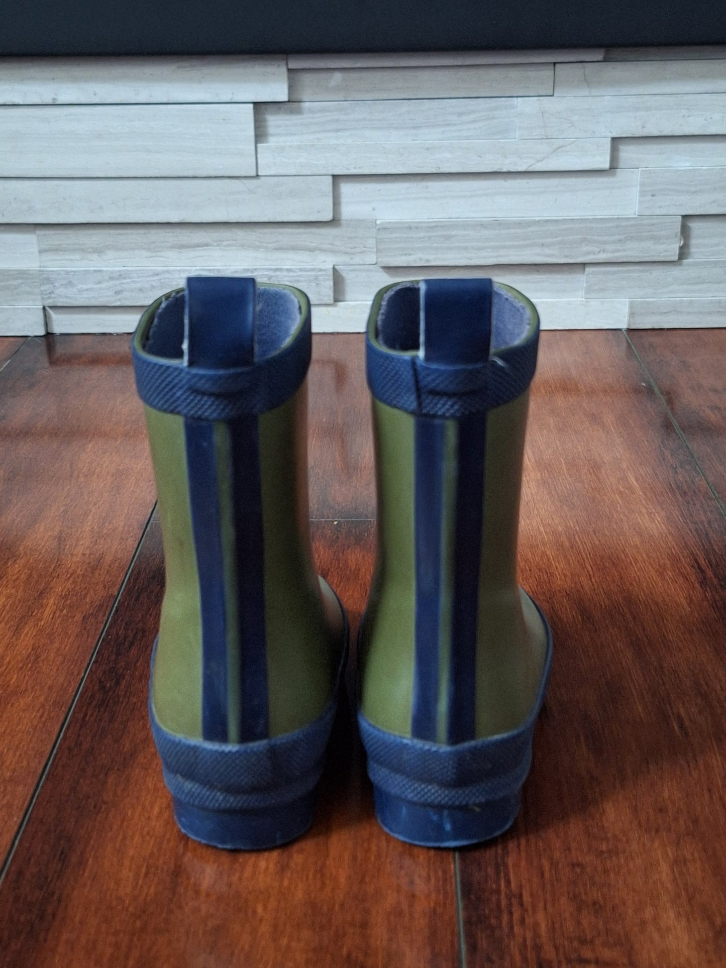 Hatley Kids Forest Green Matte Rain Boots Size 4