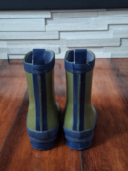 Hatley Kids Forest Green Matte Rain Boots Size 4