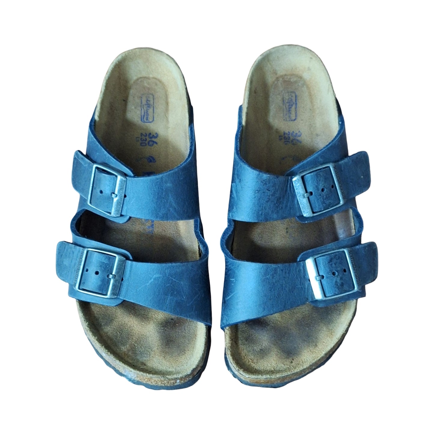 Birkenstock Navy Blue Arizona Sandals,  Size EU 36 US 5