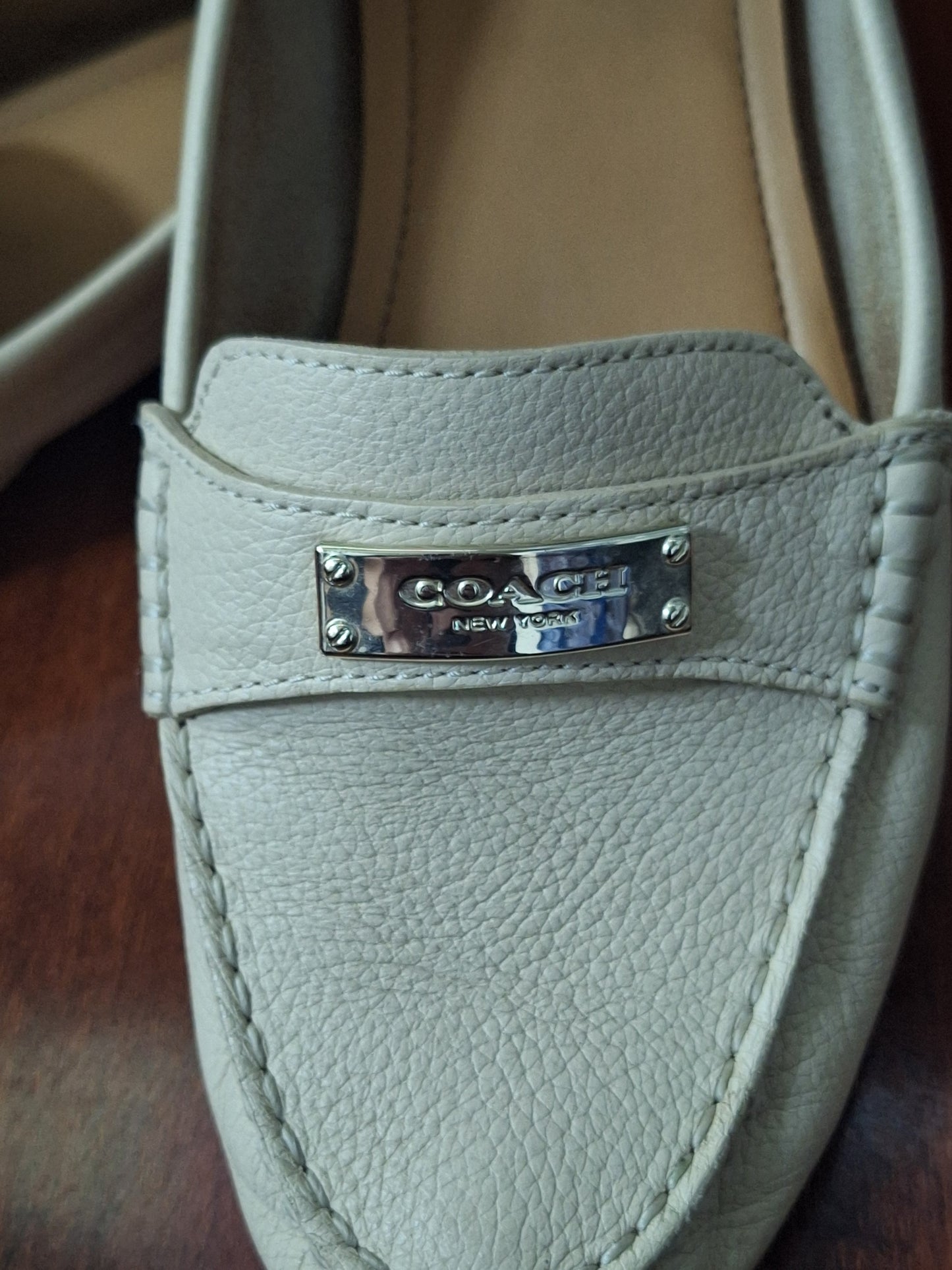 Coach Fredrica Driving Moccasins Size 9