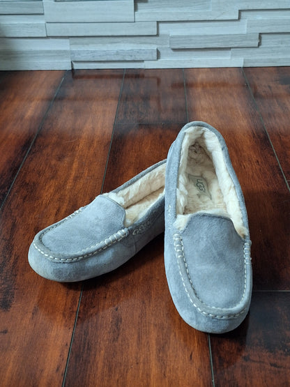 Women's Gray UGG Ansley Slippers Size 7