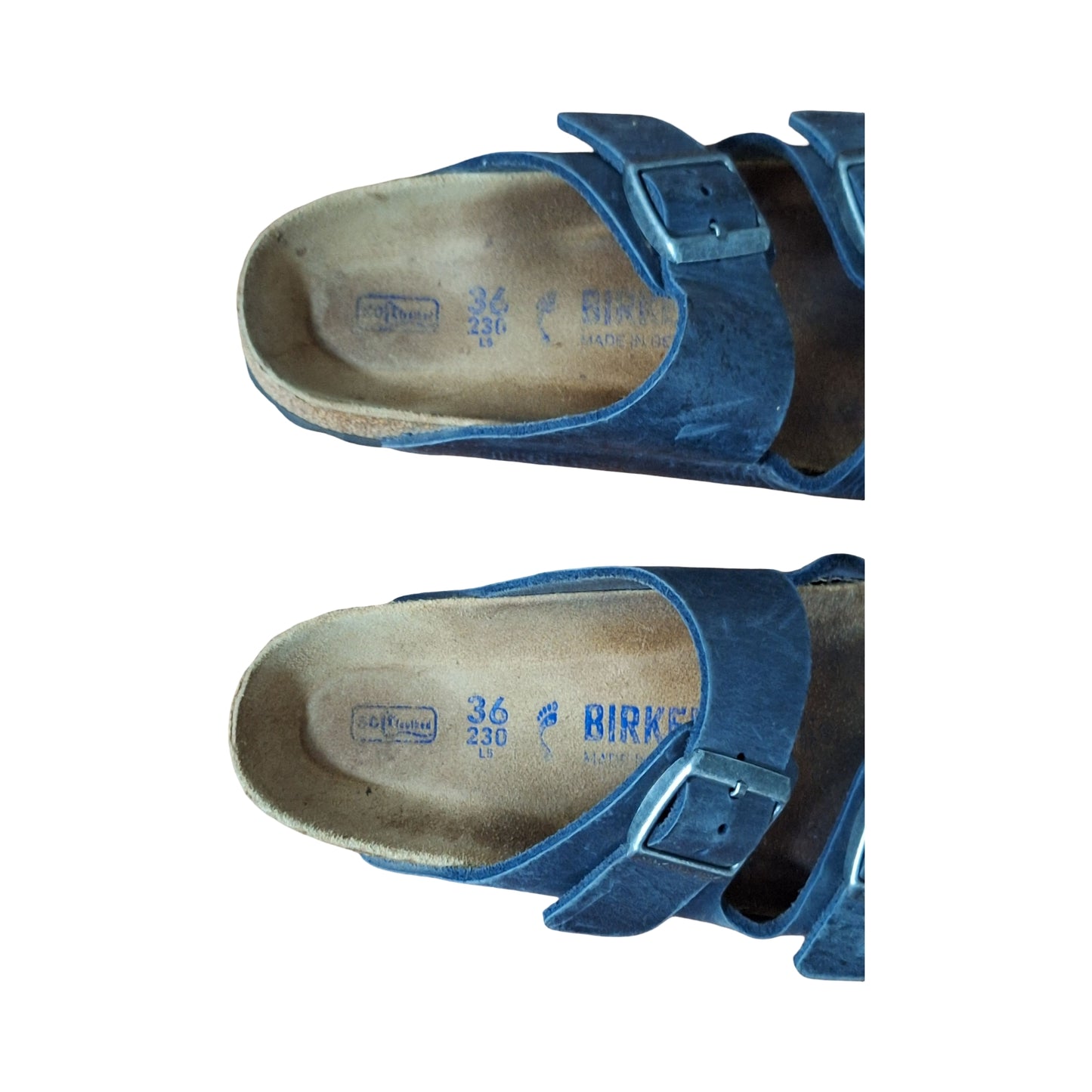 Birkenstock Navy Blue Arizona Sandals,  Size EU 36 US 5