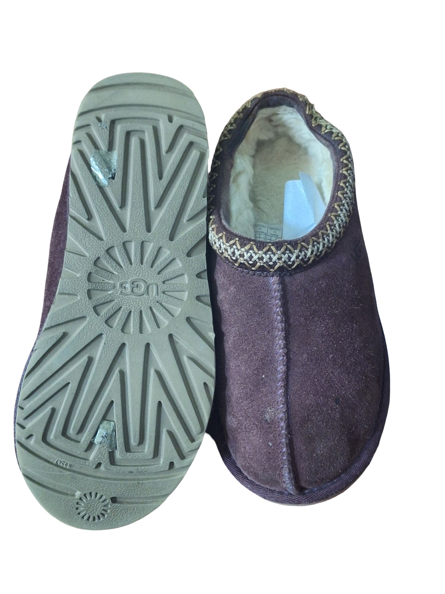 UGG Tasman Lilac Mauve Purple Slippers Size 7