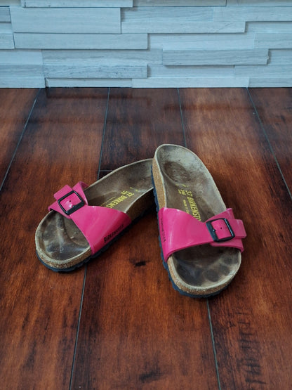 Birkenstock Madrid Raspberry Pink Sandals US 6 EU 37
