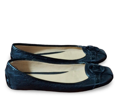 Women's Michael Kors Fulton Black Flats Size 8.5