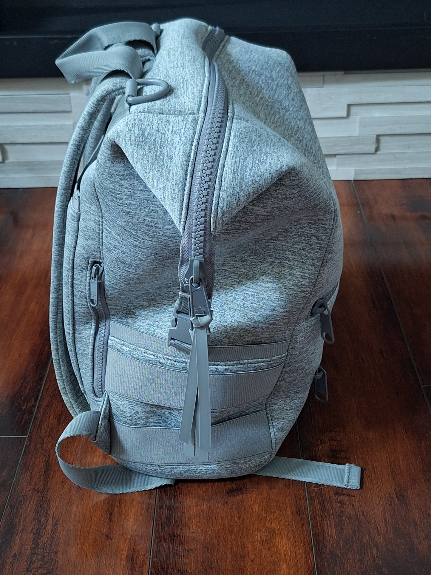 Dagne Dover Indi Heather Gray Diaper Bag Backpack Large
