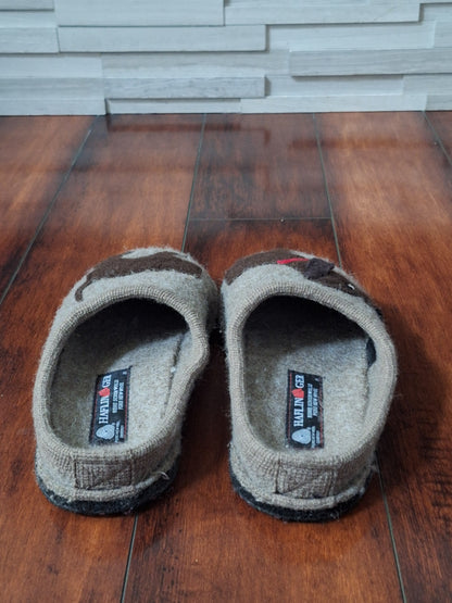 Haflinger Women's Doggy Wool Slipper EU 38 US 7