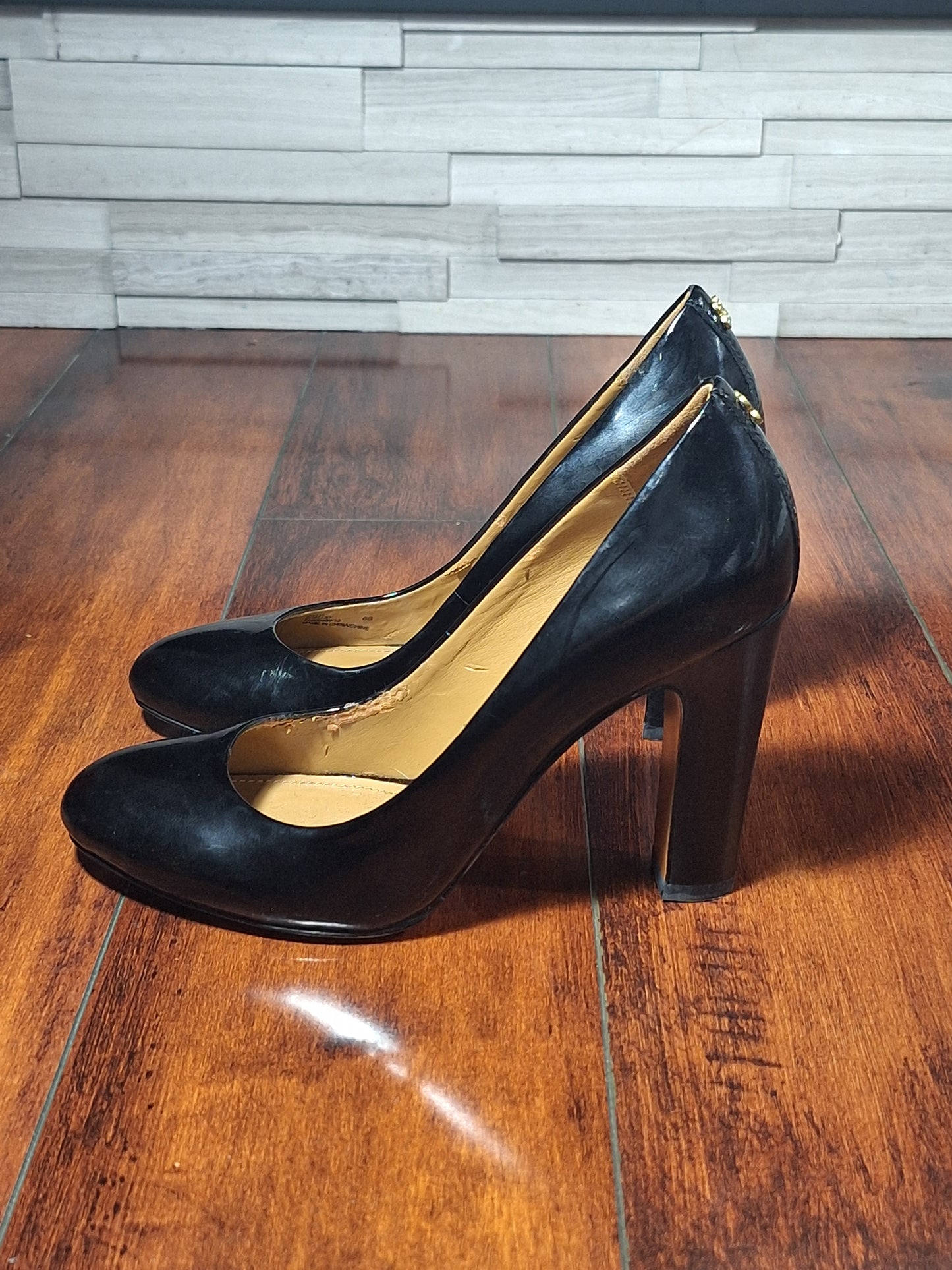 Coach Shelley Black Pumps Q3124 (Size 6M)