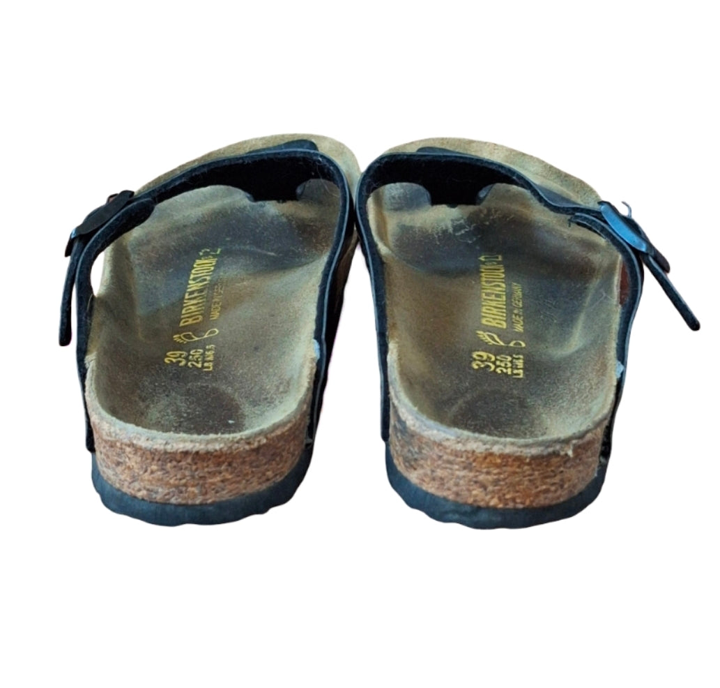 Birkenstock Gizeh Birko-Flor thong sandals Black EU 39 W8