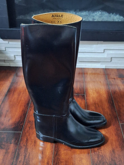 Aigle Ecuyer Flat Rubber Rain/Rubber Boots XL Size EU 40 US 8