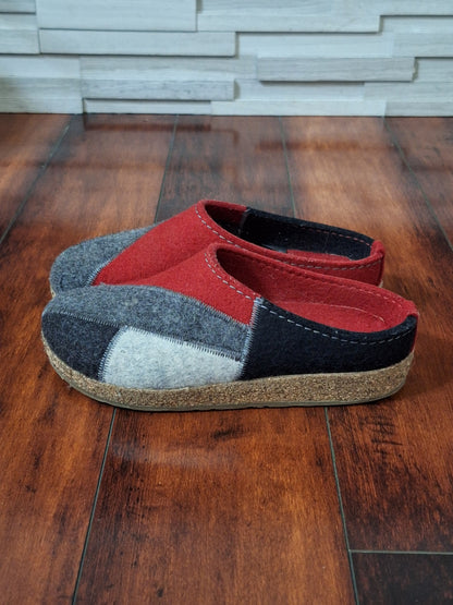 Haflinger Women's Patch Clog Chili EU 37 US 6-6.5
