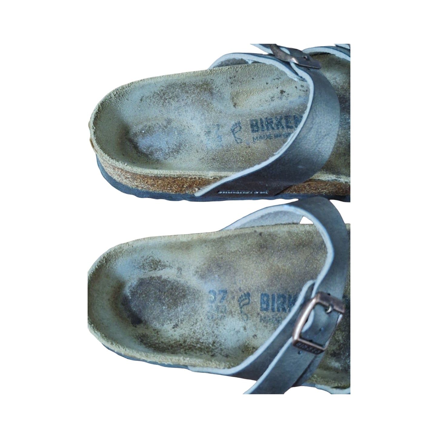 Birkenstock Mayari Leather Thong Sandals Bronze Metallic, Size 37 EU (US 6)