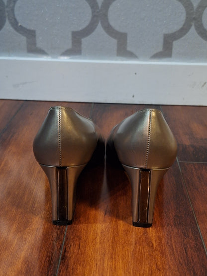 Salvatore FERRAGAMO Classic Heels Pumps 8.5 B VTG Bronze