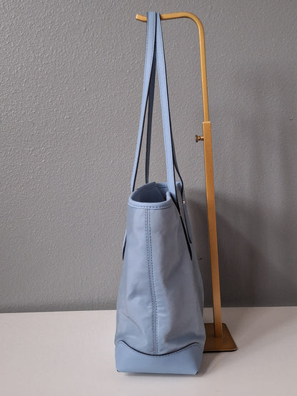 Michael Kors Eva Small Nylon Gabardine Tote bag light blue