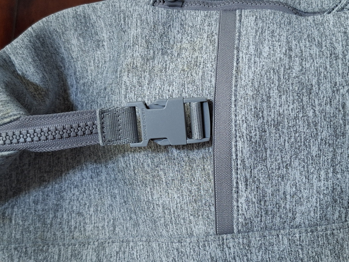 Dagne Dover Indi Heather Gray Diaper Bag Backpack Large