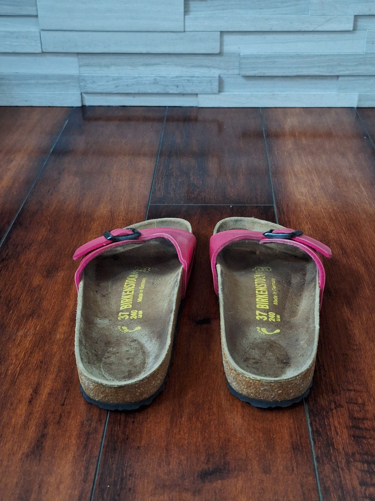 Birkenstock Madrid Raspberry Pink Sandals US 6 EU 37